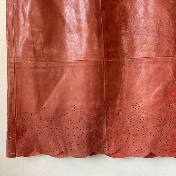 K-OSS Sheep Leather Pencil Skirt - Picture 5 of 10